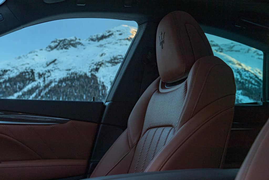 Maserati Levante Royale Zegna PELLETESSUTA interiors