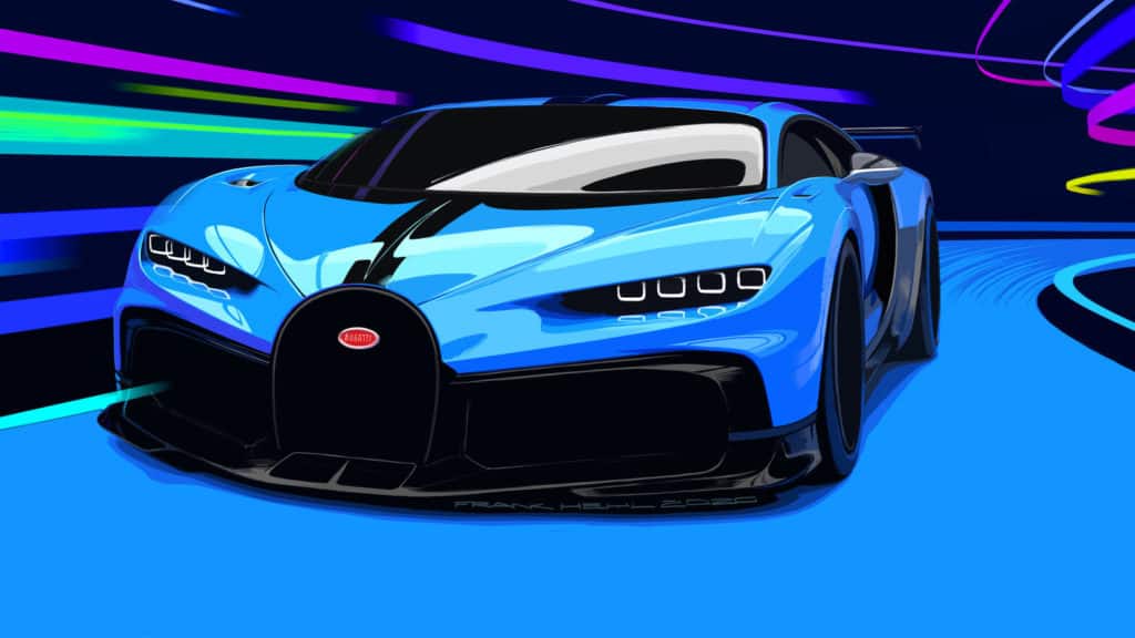 Bugatti Chiron Pur Sport Sketch