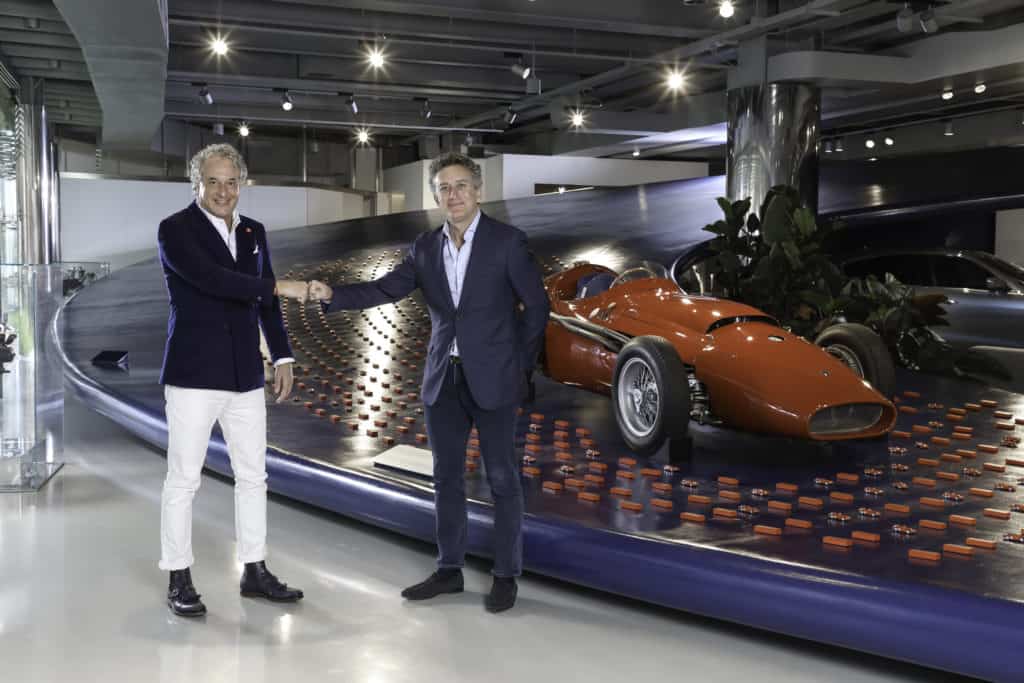 Davide Grasso CEO Maserati and Alejandro Agag Founder Chairman Formula E