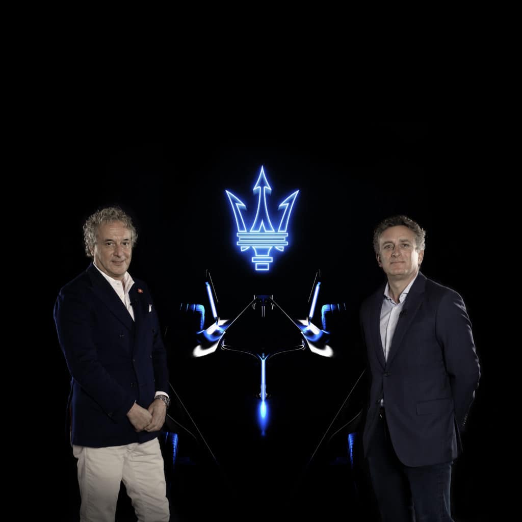 Davide Grasso CEO Maserati and Alejandro Agag Founder Chairman Formula E